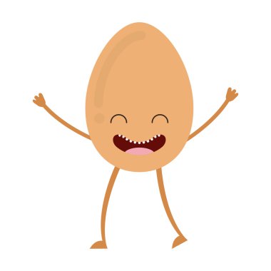 Kahvaltı yemek karakter sevimli simgesi