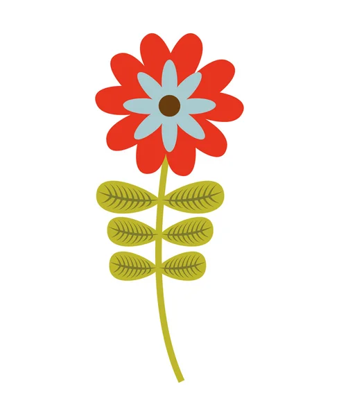 花花卉自然图标 — 图库矢量图片