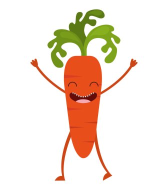 sebze karakter sevimli simgesi