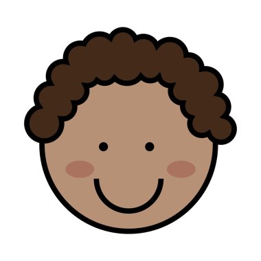 küçük çocuk gülümseme simgesi