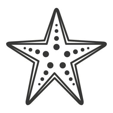 Deniz yıldızı deniz şirin simgesi