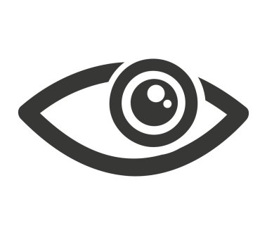 göz insan görünümü simgesini
