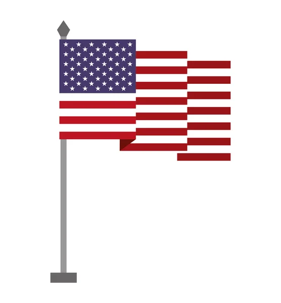 Bandeira Estados Unidos da América —  Vetores de Stock