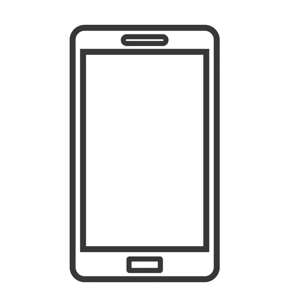 Smartphone kijelző hordható ikon — Stock Vector