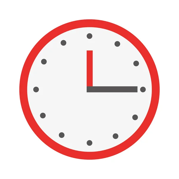 Time clock watch icon — Stock Vector