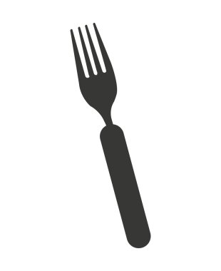 çatal çatal bıçak takımı siluet simge