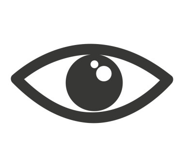 göz insan görünümü simgesini