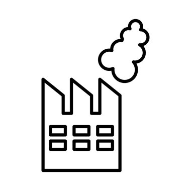 bitki fabrika bina simgesini