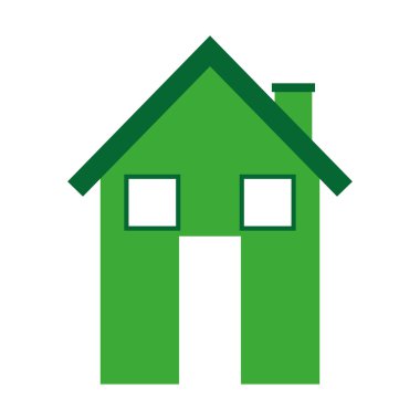 ev siluet Emlak simgesi