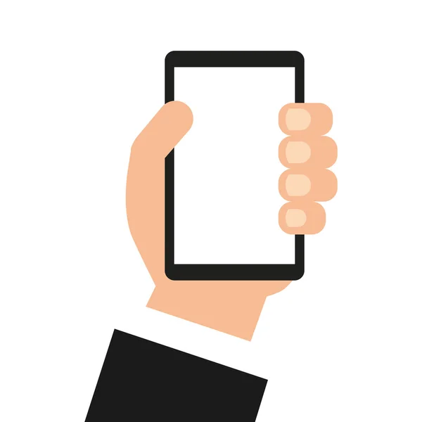 Přenosná ikona smartphone technologie — Stockový vektor