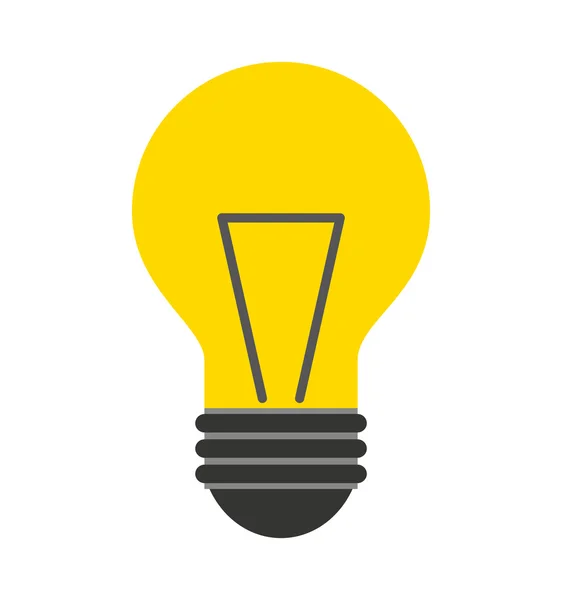 Bulb light energy icon — Stock Vector