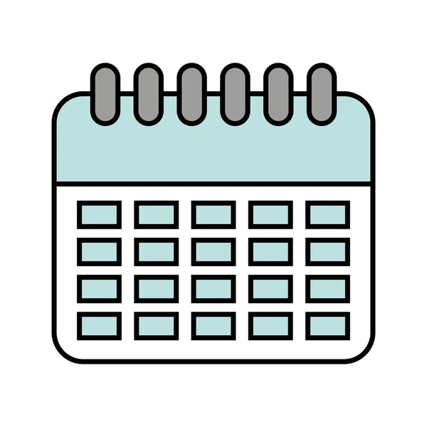 Het pictogram van de gegevens van de herinnering van het kalender — Stockvector