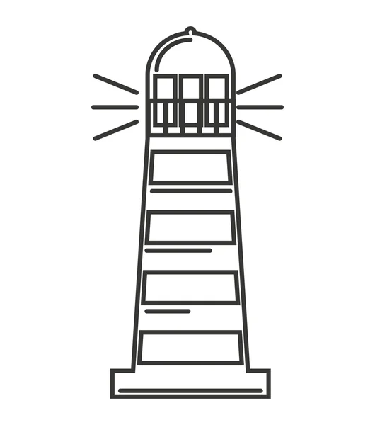 Εικονίδιο οδηγός Πύργος Φάρος — Διανυσματικό Αρχείο