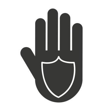 el insan dur kalkan siluet