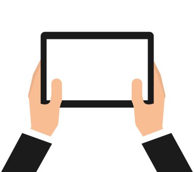 Tablet teknolojisi taşınabilir simgesi