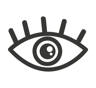 göz insan görünümü simgesini