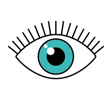 göz insan görünümü simgesini