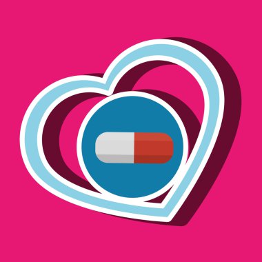 sembol tıp hapları simgesini