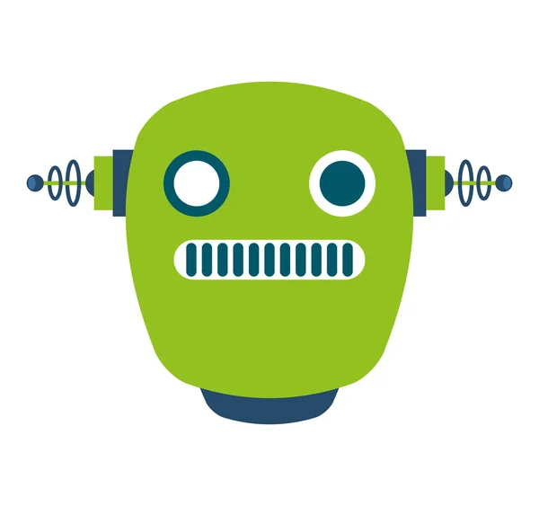 Robot elektrische avatar icon — Stockvector