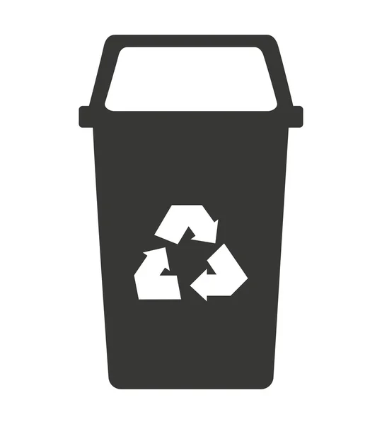 Vuilnis afval recycleren pictogram — Stockvector