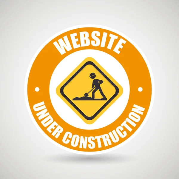 Herramienta de construcción del sitio web — Vector de stock