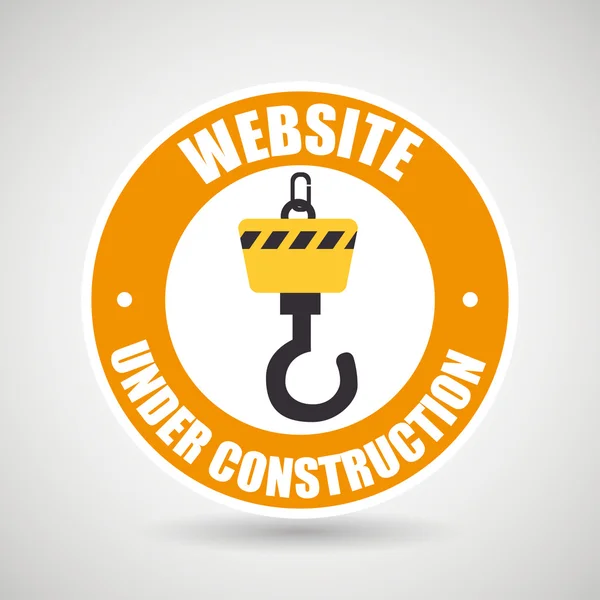 Herramienta de construcción del sitio web — Vector de stock