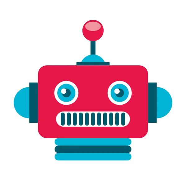 Roboter elektrische Avatar-Ikone — Stockvektor