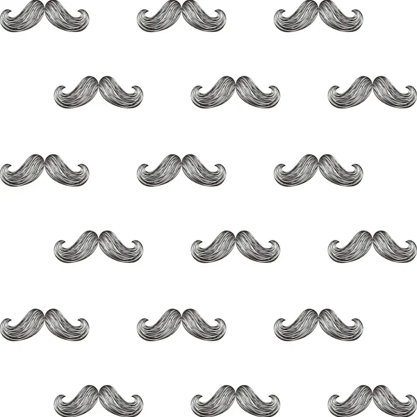 Icône de style moustache hipster — Image vectorielle