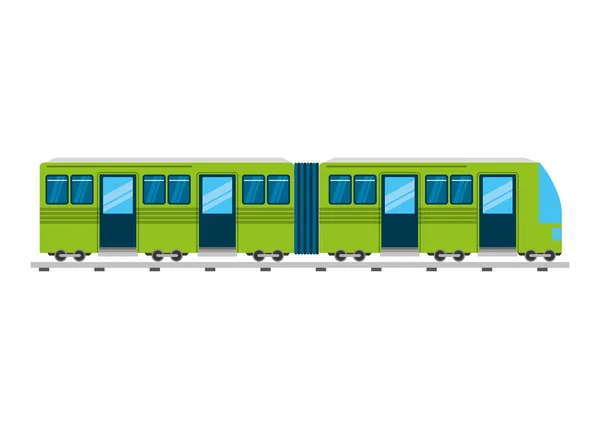 Subway transport public icon — Stock Vector