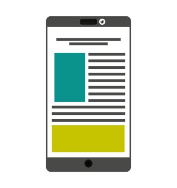 Smartphone teknoloji taşınabilir simgesi