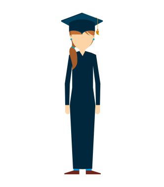 adam mezun mezuniyet simgesi