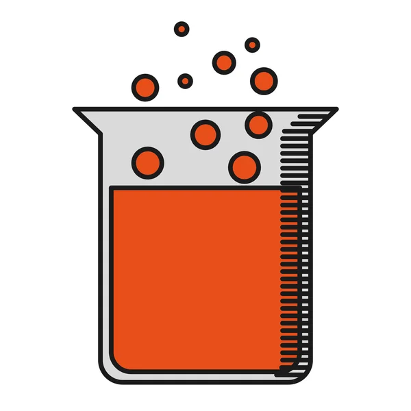 Tubo de vidrio de prueba icono — Archivo Imágenes Vectoriales