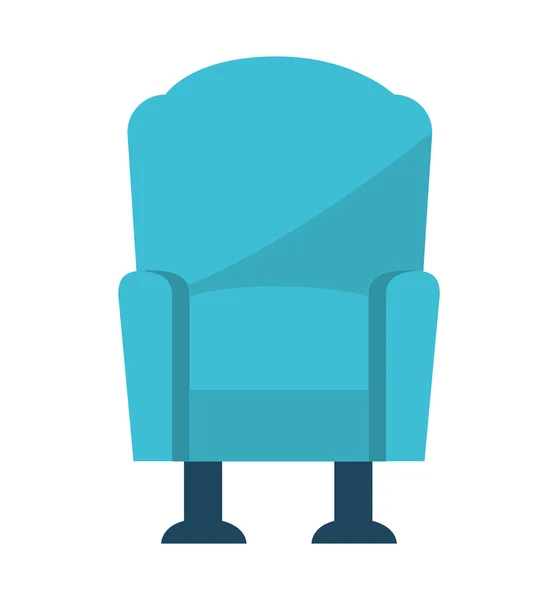 Chair couch style icon — Stock Vector