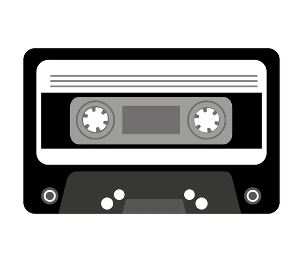 Icono retro de música de casete — Vector de stock