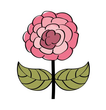 Gül çiçek Çizim dekorasyon simgesi
