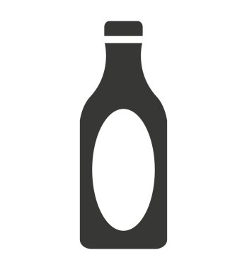 şişe içki içecek siluet simge