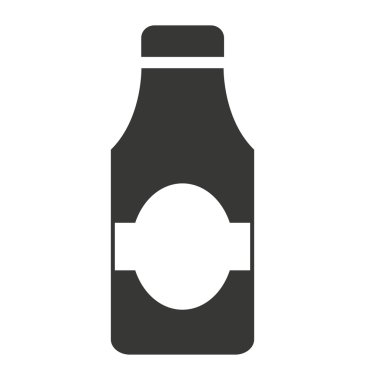 şişe içki içecek siluet simge