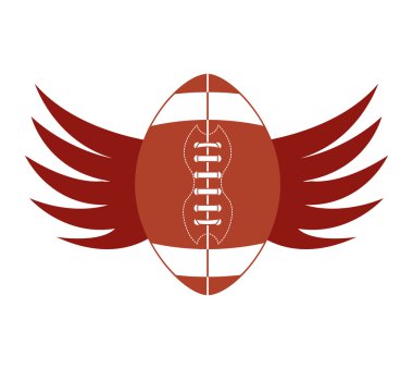 Balon futbol Amerikan spor