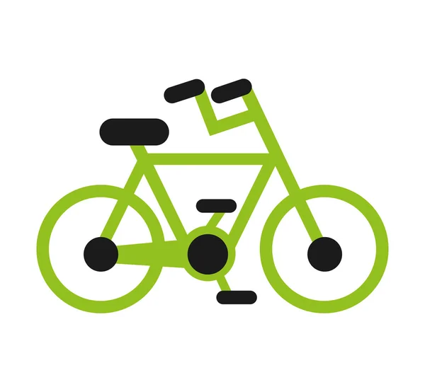 Fiets sport voertuig pictogram — Stockvector