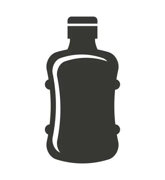 Icono de agua botella grande — Vector de stock