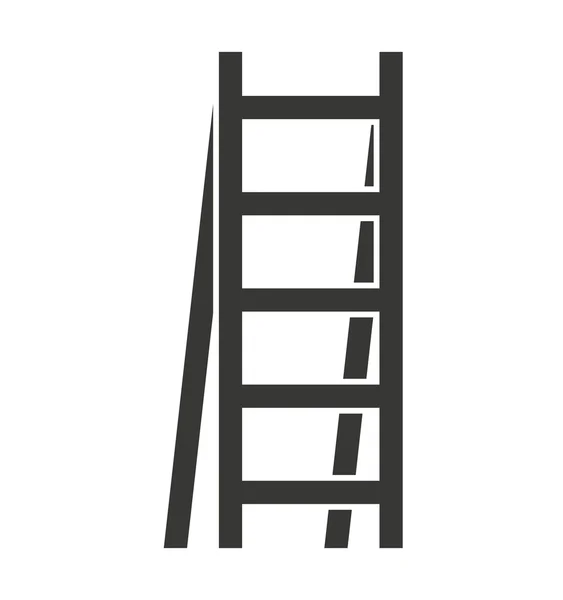 Escada ferramenta ícone de construção — Vetor de Stock