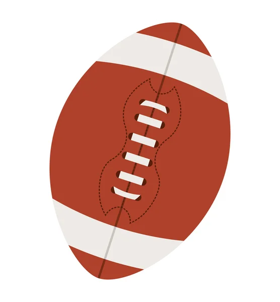 Ballon voetbal Amerikaanse sport — Stockvector