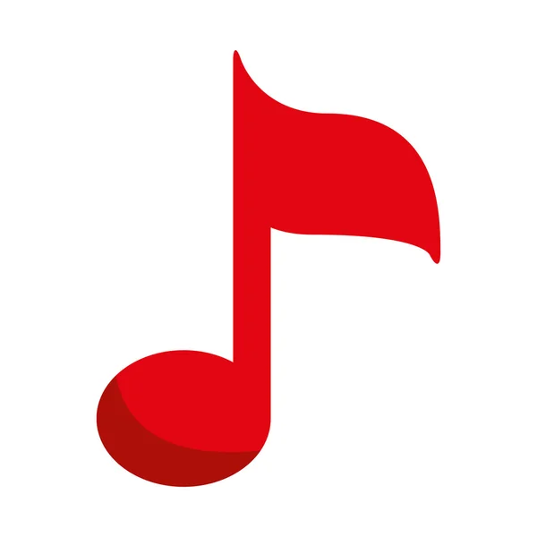 Звуковая икона ноты — стоковый вектор