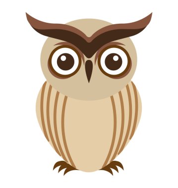 baykuş kuş sevimli simgesi