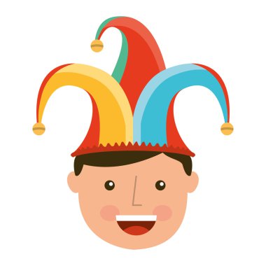 komik aptal şakacı karakter simgesi