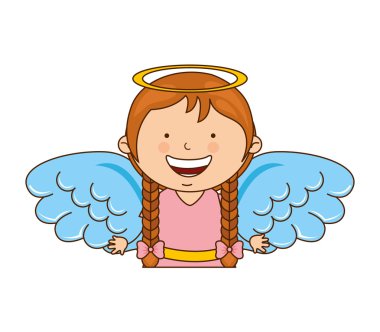 melek kız karakter simgesi
