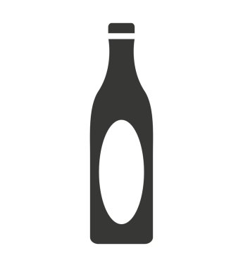 şişe içki içecek siluet simge