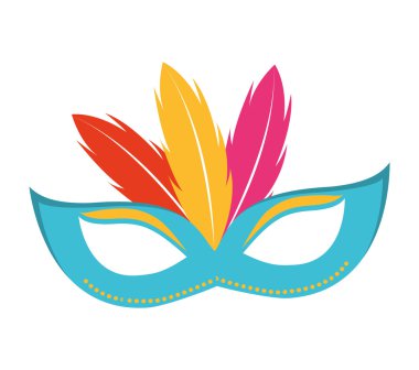 maske aptal komik simgesi