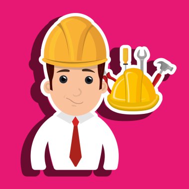 adam inşaat aracı kask