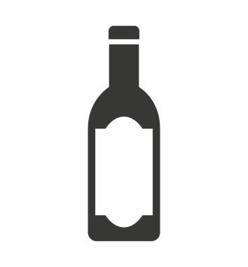 şişe içki içecek siluet simge